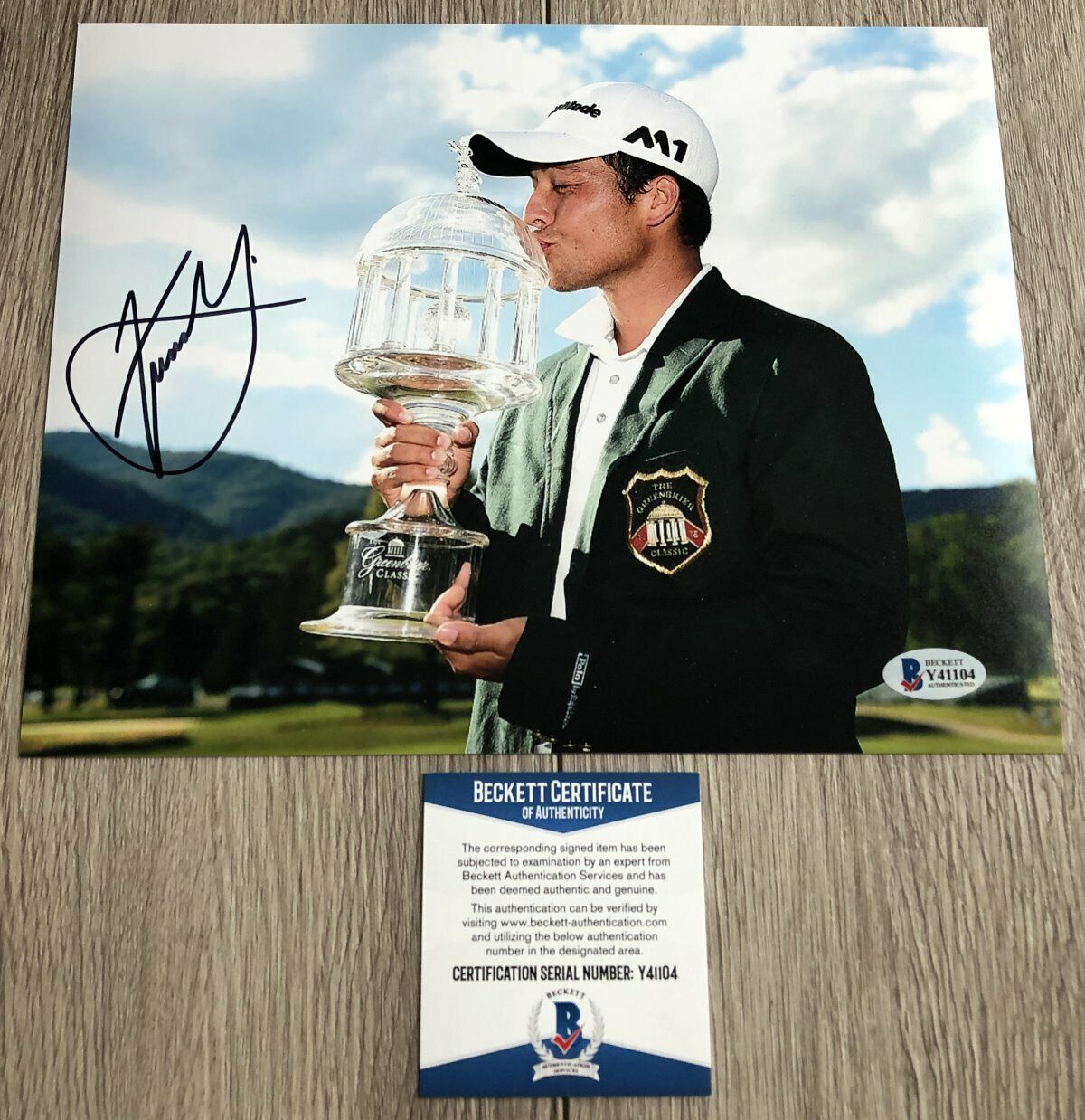 XANDER SCHAUFFELE SIGNED AUTOGRAPH PGA GOLF 8x10 Photo Poster painting w/EXACT PROOF BECKETT COA