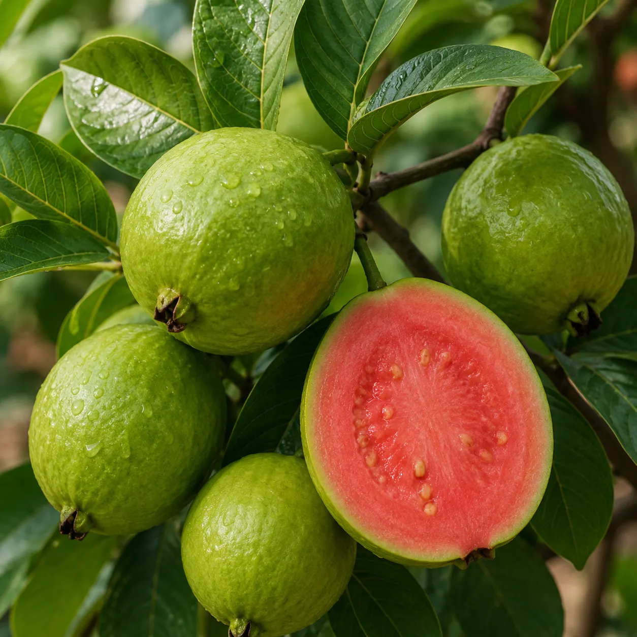 Live Pink Guava Tree Starter – Tropical Fruit Sapling