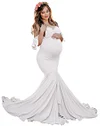 Maternity Photo Shoot Gown Photo Props Maxi Dresses