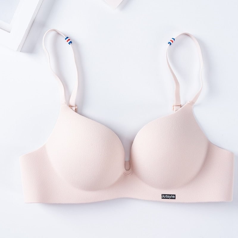 Summer Breathable Bra Women 3/4 Cup Bras Sexy Fashion Wireless Bralette Adjusted-straps Everyday Gathered Comfortable Lingerie