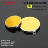 Co2 Laser Si Mirrors Reflective Lens for Cut Machine Gold-Plated Silicon Dia19.05/20/25/30 10.6um 400W Mirrored Lenses Engraver