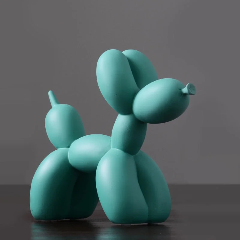 Balloon Dog Figurines For Interior Home Decor Nordic Modern Resin Animal Figurine Sculpture Statue Home Living Room Decoration