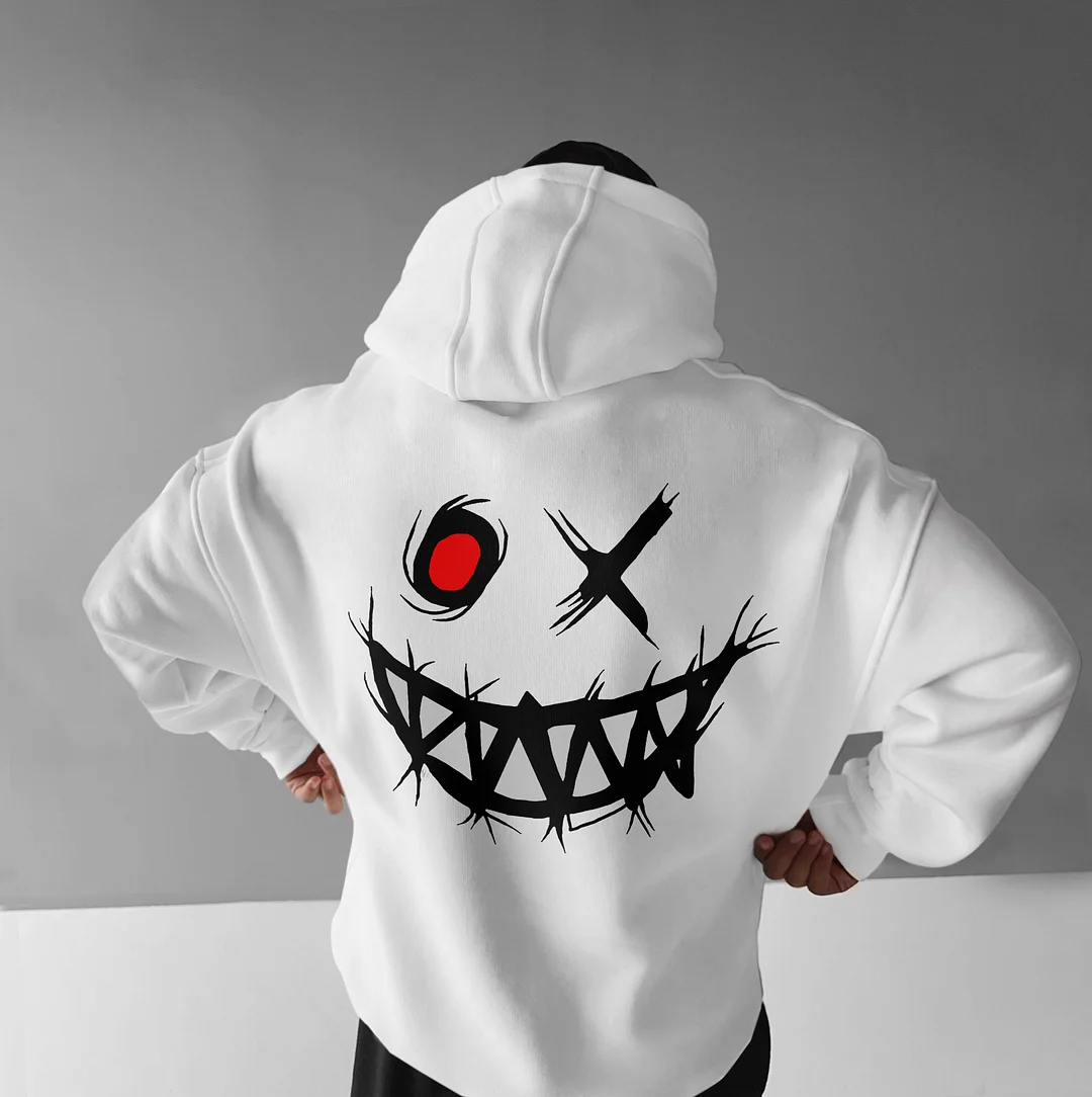 Oversize Smiley Hoodie