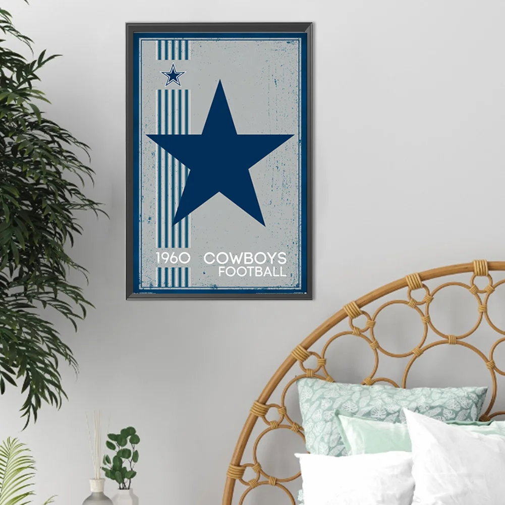 Diamond Painting - Full Round Drill - Dallas Cowboys(Canvas|30*45cm)