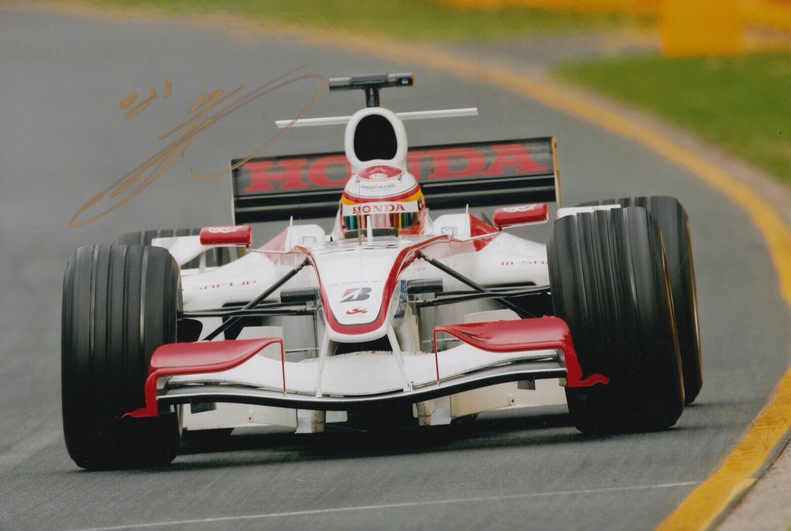 Yuji Ide Hand Signed 12x8 Photo Poster painting - F1 Autograph - Super Aguri Formula 1 3.