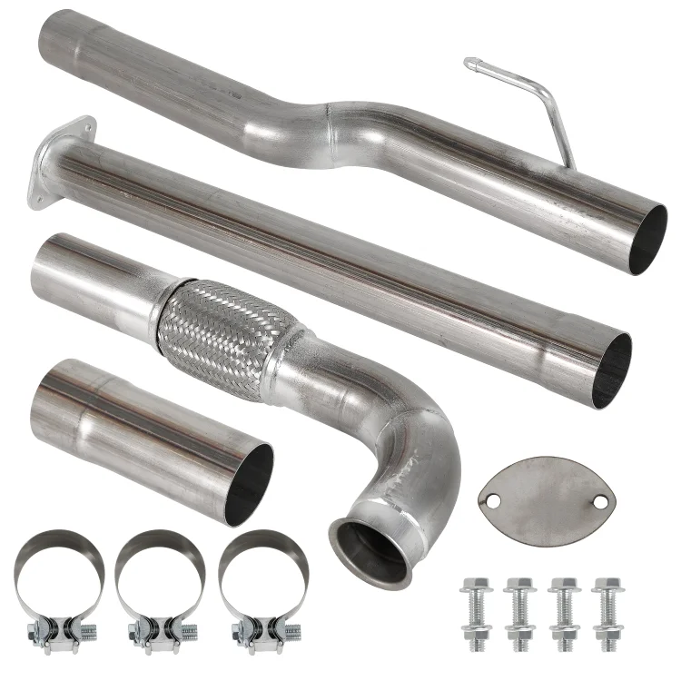 2020-2024 3.0L Dodge RAM 1500 Ecodiesel 3" DPF Delete Race Exhaust pipe