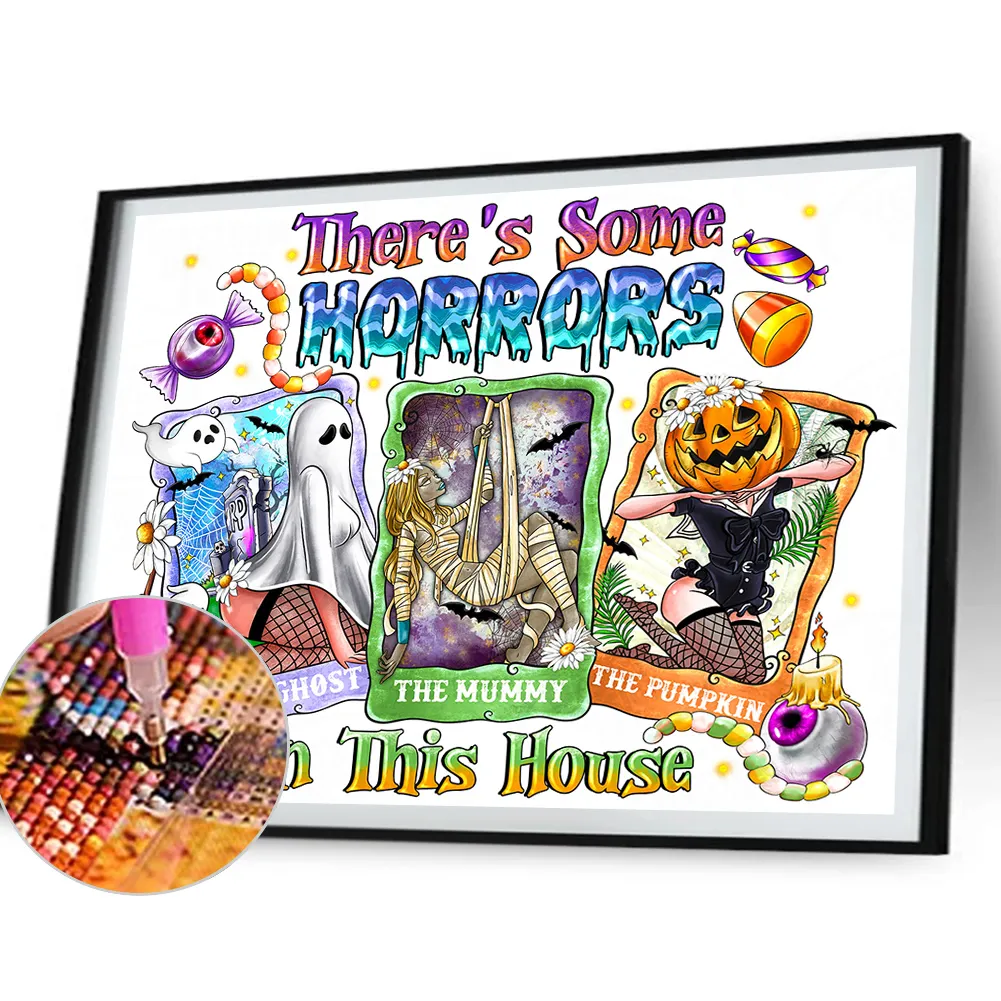 Diamond Painting - Full Round Drill - Halloween(Canvas|50*40cm)