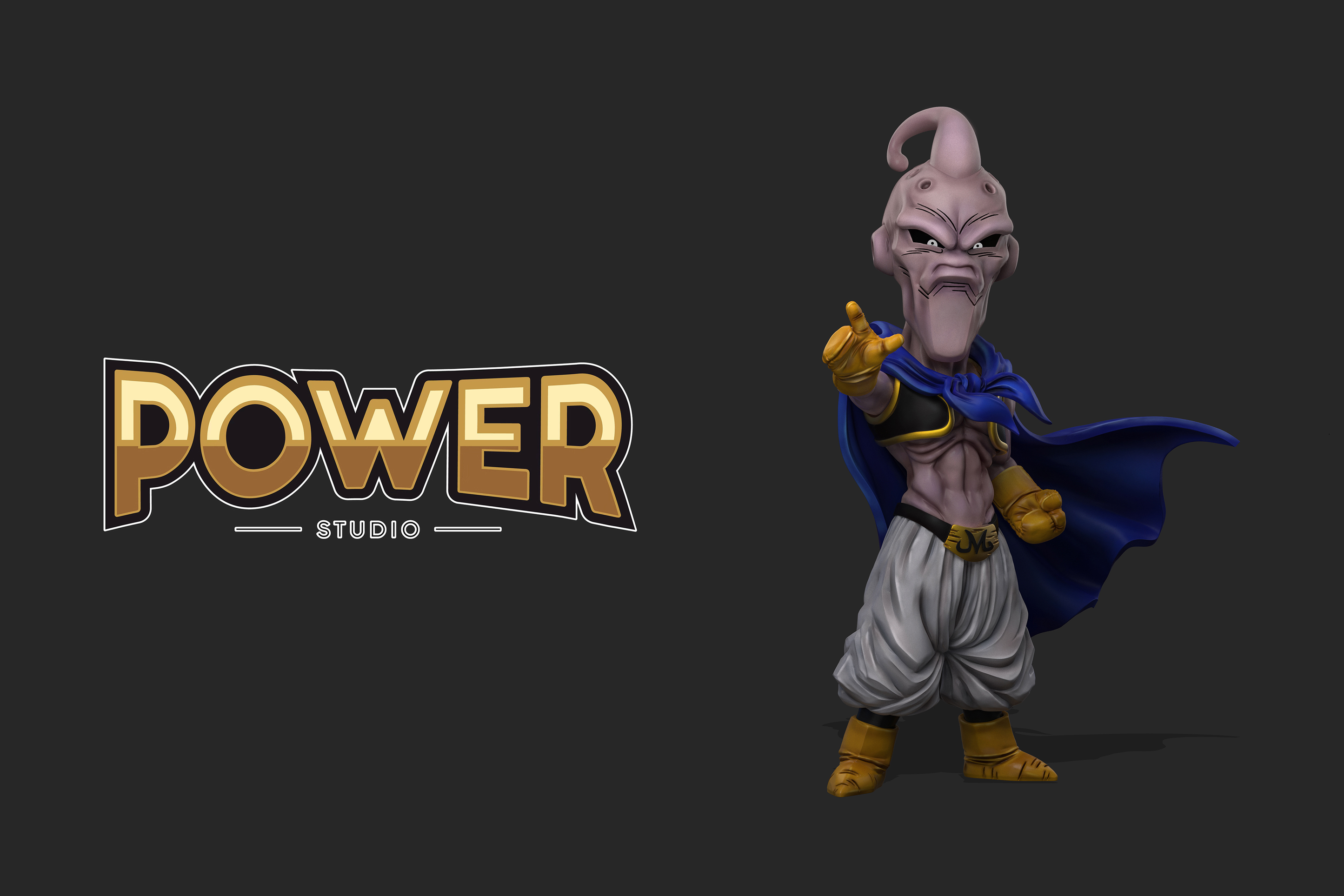 WCF Scale Thin Buu - Dragon Ball Statue - Power Studio