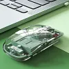 Transparent Wireless Bluetooth Mouse Silent Ergonomic Laptop Tablet Mouse