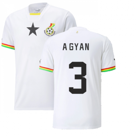 Ghana Asamoah Gyan 3 Home Trikot WM 2022