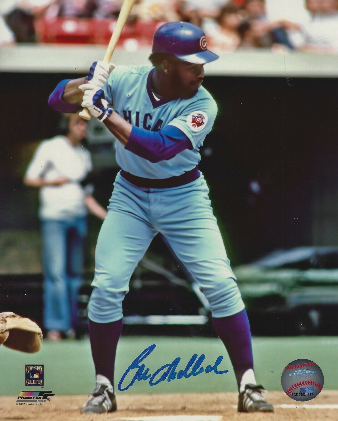 Signed 8x10 BILL MADLOCK Chicago Cubs Autographed Photo Poster painting - COA