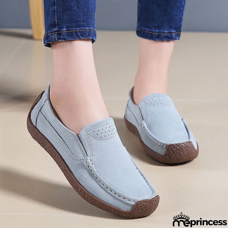 Vintage All Match Office Wear Flat Heels Loafers