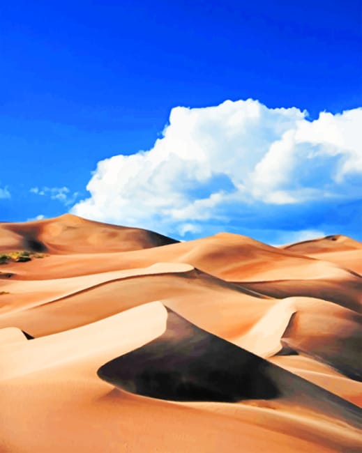 

Sand Desert – Paint By Numbers - 40*50CM, 501 Original