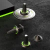 UFO Alloy Fingertip Gyroscope Luminous Desktop Finger Silent Gyroscope Youth Anti-Stress Metal Toy