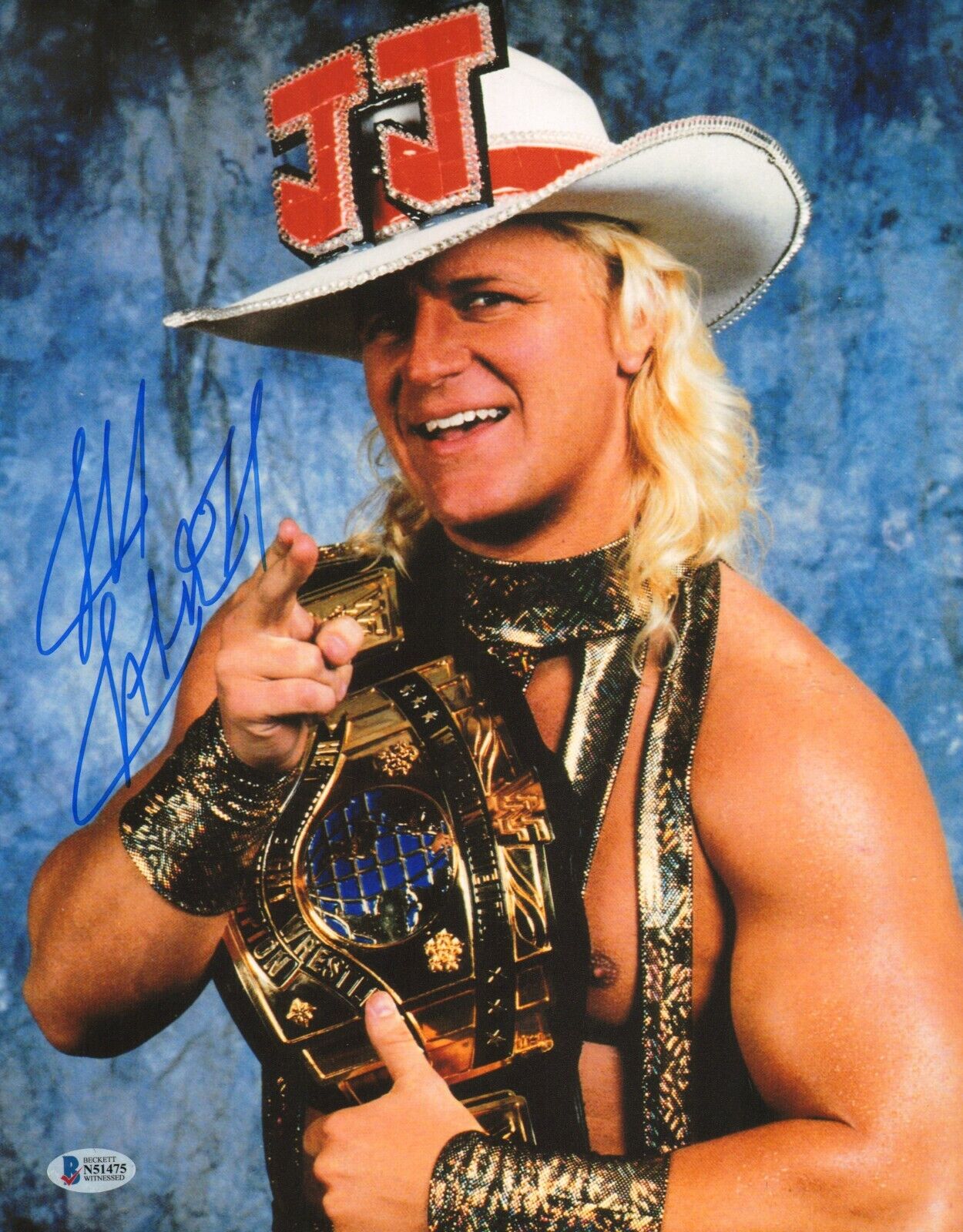 Jeff Jarrett Signed 11x14 Photo Poster painting BAS Beckett COA WWE WCW TNA Picture Autograph 75