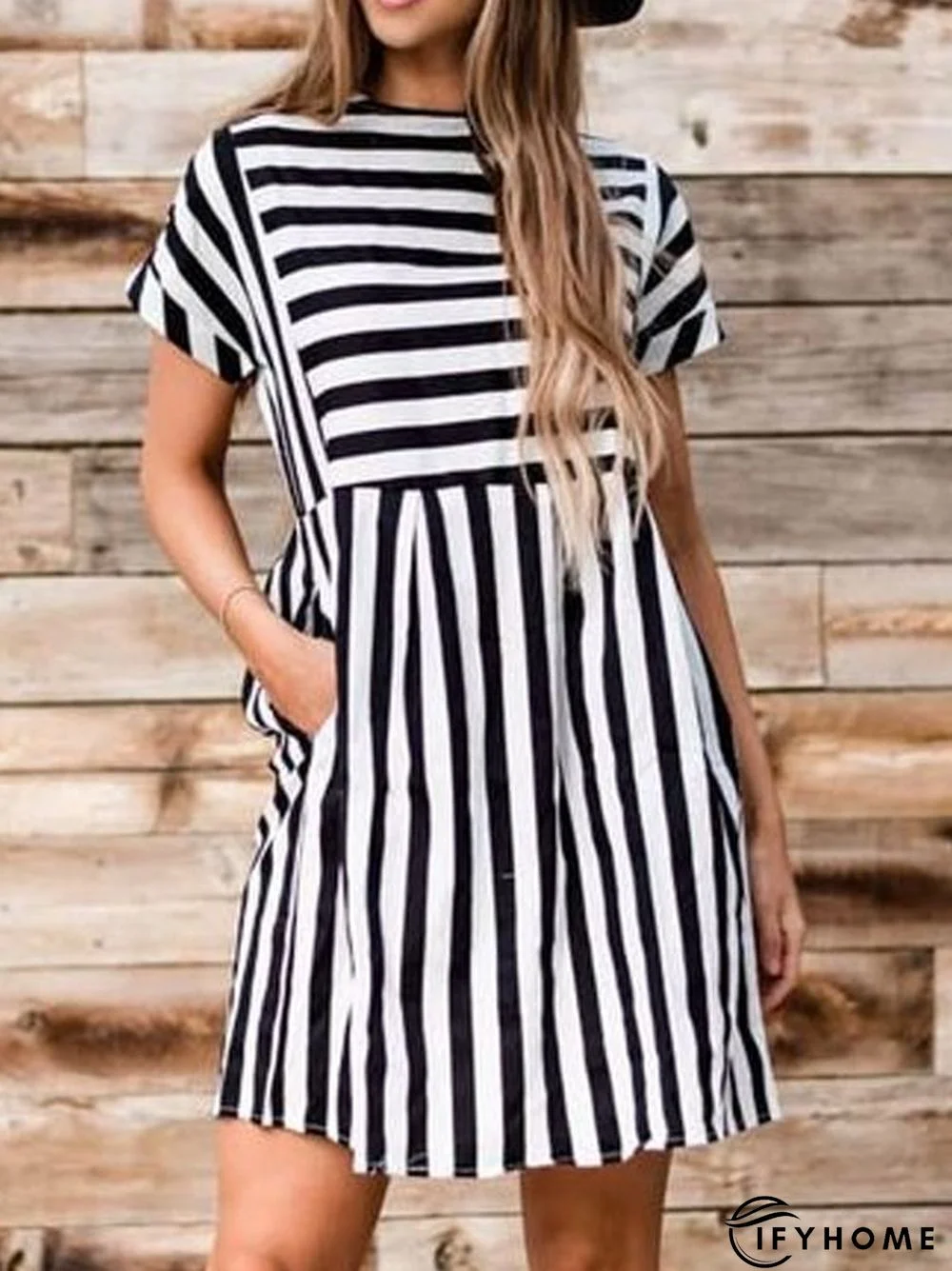 Loose Casual Printing Dress | IFYHOME