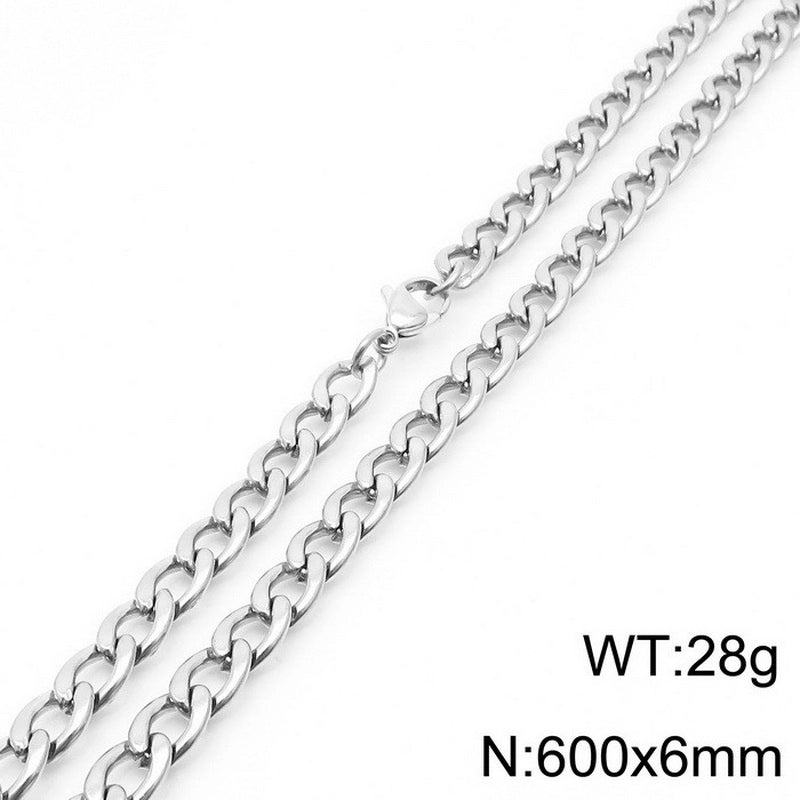 Fashion Geometric Stainless Steel Plating Necklace 1 Piece