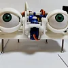 Arduino Bionic Eye Programmable Simulation Eye Mechanical Mobile Robot Intelligent Open Source（Eyeball color random）