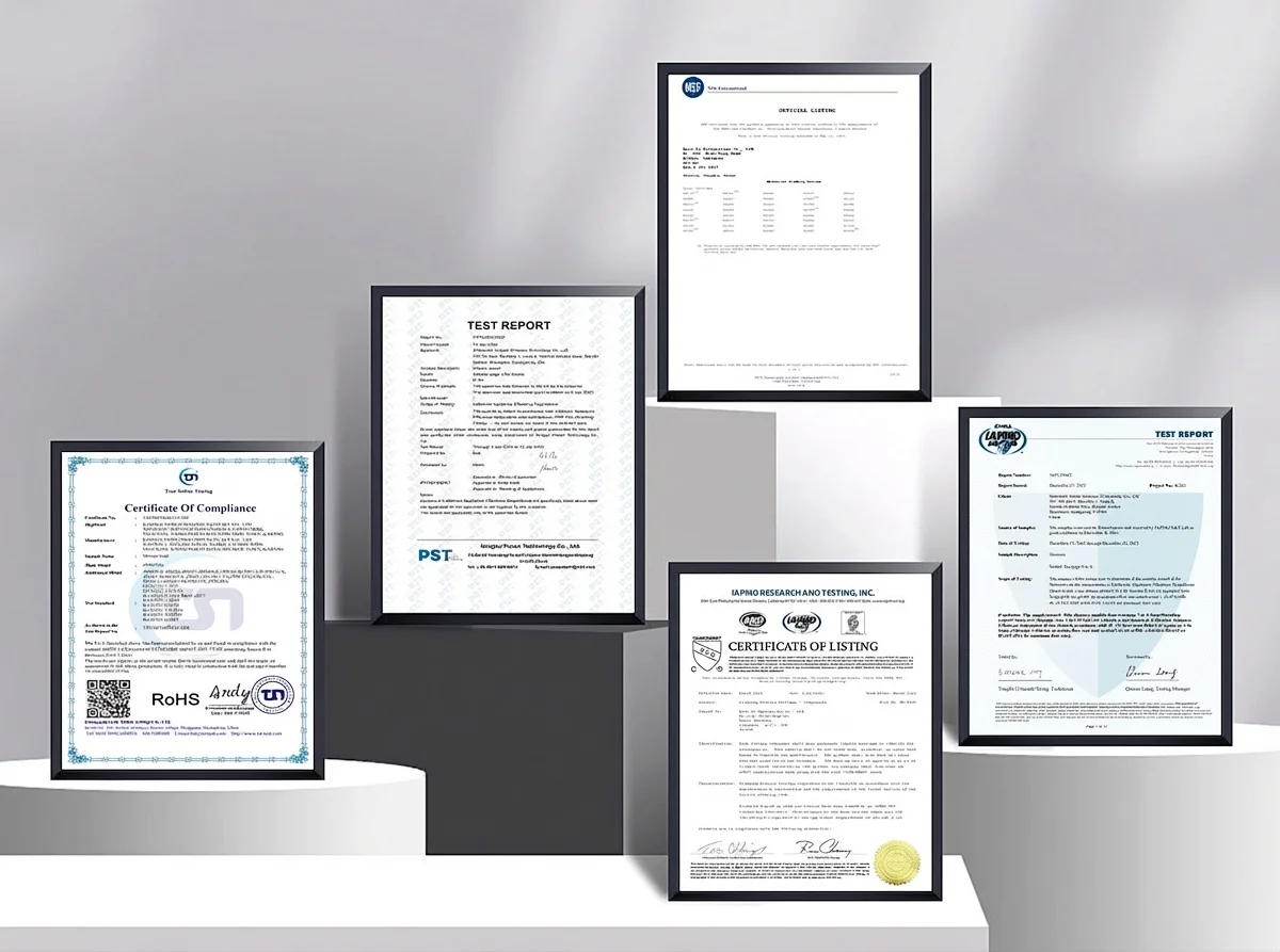 cUPC Certified for Safety and Compliance