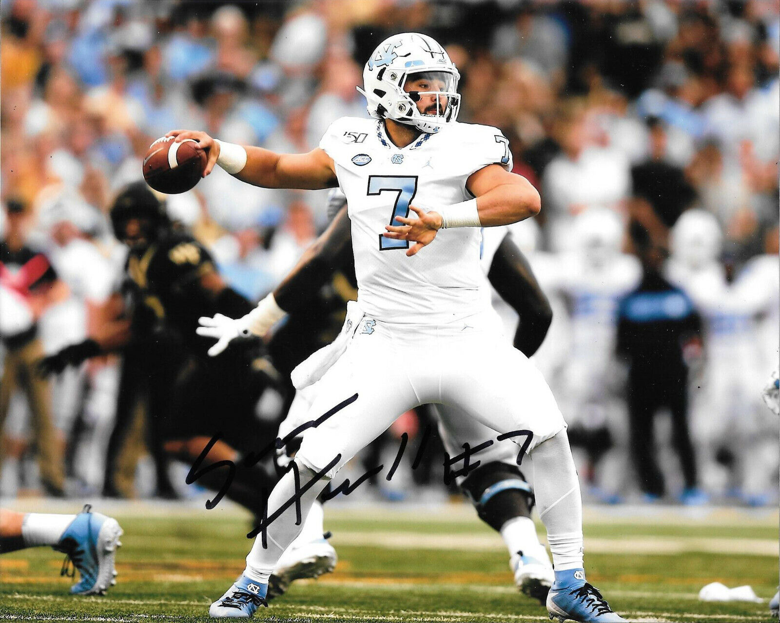 SAM HOWELL HAND SIGNED UNC NORTH CAROLINA TAR HEELS 8X10 Photo Poster painting W/COA