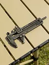 Mini Vernier Caliper Measuring Tool 0-50mm Sliding Scale Manual Non Digital Calipers Zinc-Aluminum Alloy for Bead Wire Mechanical Parts Jewels Rings