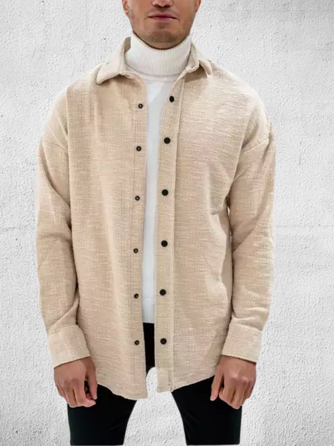 Men's Corduroy Long Sleeve Jacket