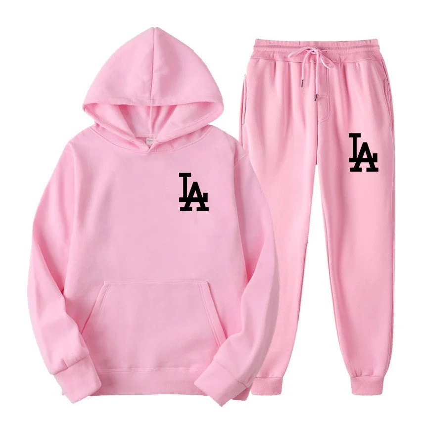Lettered Print Women's Fashion Casual Hooded Sportswear
