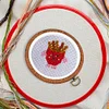 (US Only)Round Embroidery Hoops Circle Cross Stitch Hoop Ring for Quilting Stitching