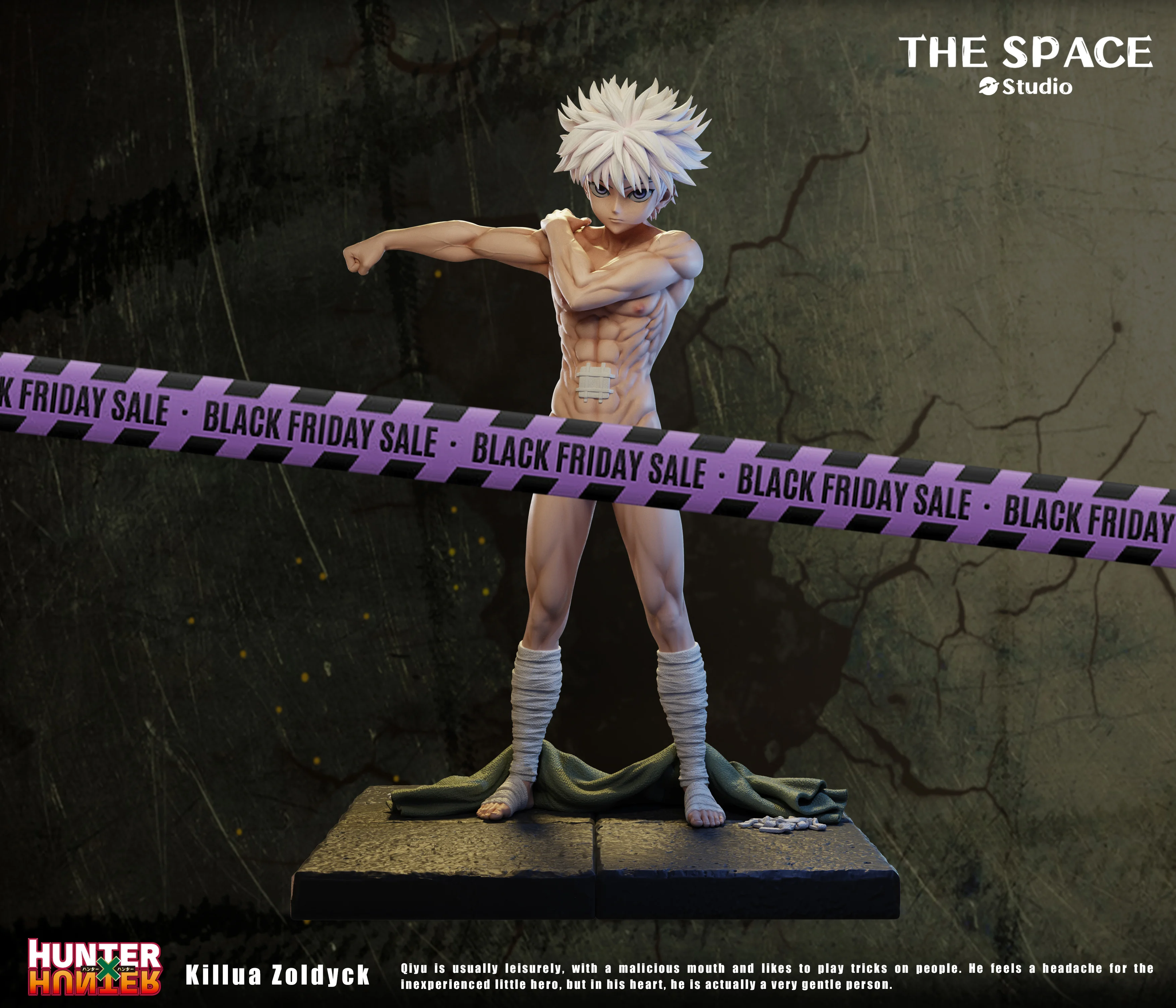 1/6 Scale Killua Zoldyck - HUNTER X HUNTER Resin Statue - The Space Studio  [Pre-Order]