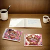 2 Pack Love Bear DIY Diamond Art Spiral Notebook Kit 80 Pages No Lines