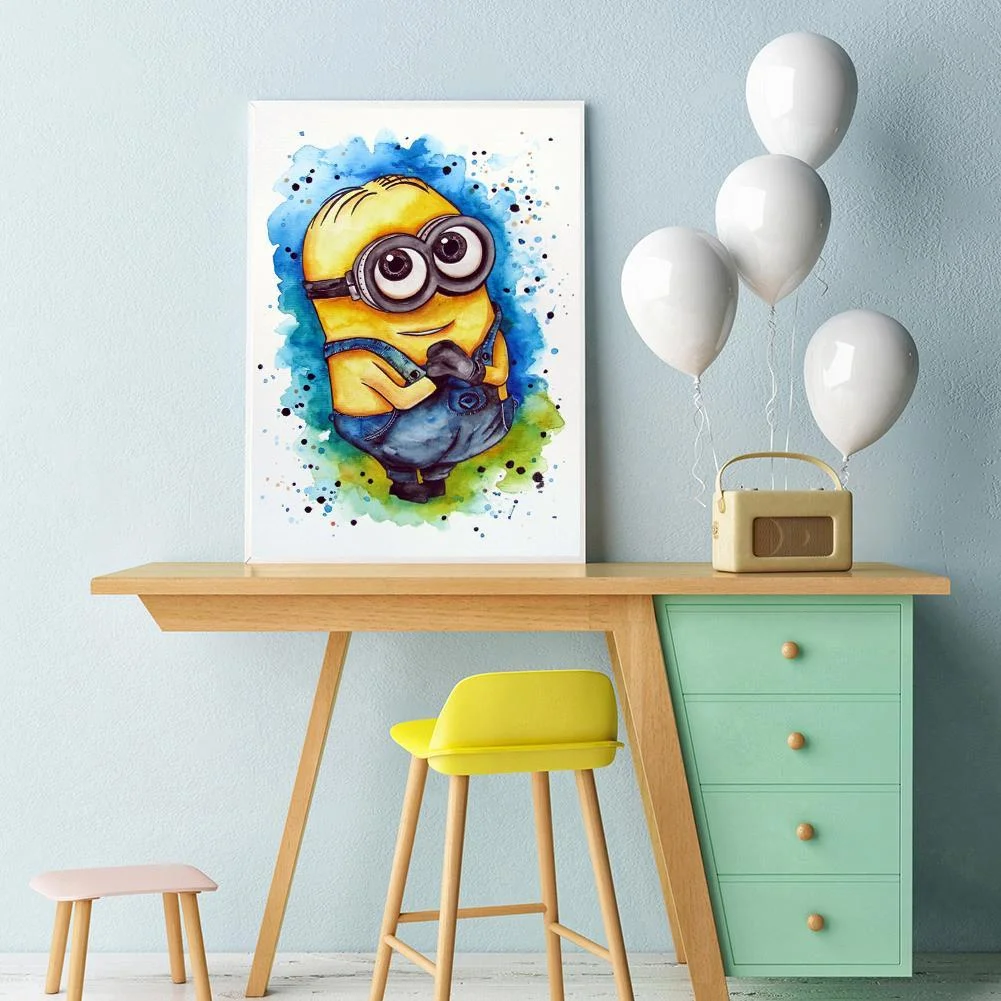 Diamond Painting - Full Round Drill - Minions(30*40cm)