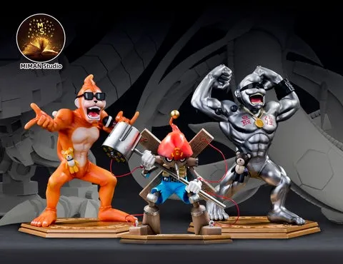 Etemon & Metal Etemon - Digimon Resin Statue - MIMAN Studios [In