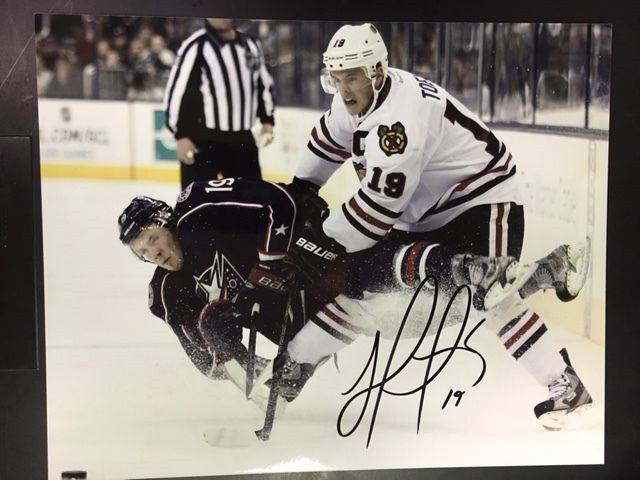 Jonathon Towes Chicago Blackhawks Stanley Cup Champs Hard Check!