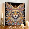 Framed Diamond Painting - Special Shaped - Cat (25x25cm)