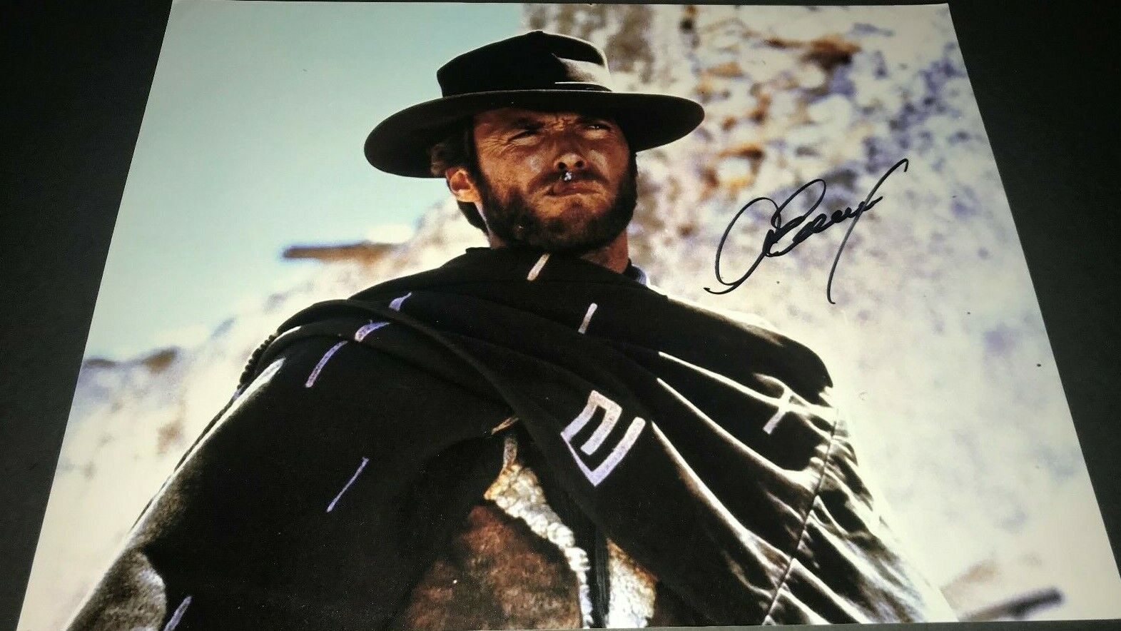 Clint Eastwood Legendary Westerns Actor Director Signed 11x14 Photo Poster painting COA Proof 1