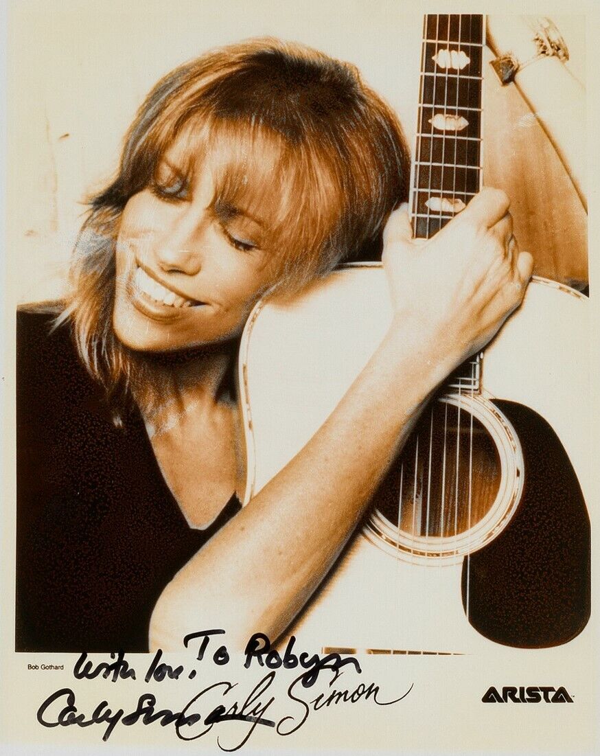 CARLY SIMON Signed Photo Poster paintinggraph - Pop / Rock Singer / Musician - preprint