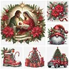 (Multi-Style) Christmas-11CT Stamped Cross Stitch 40*40cm/15.75*15.75in tapestrymarket