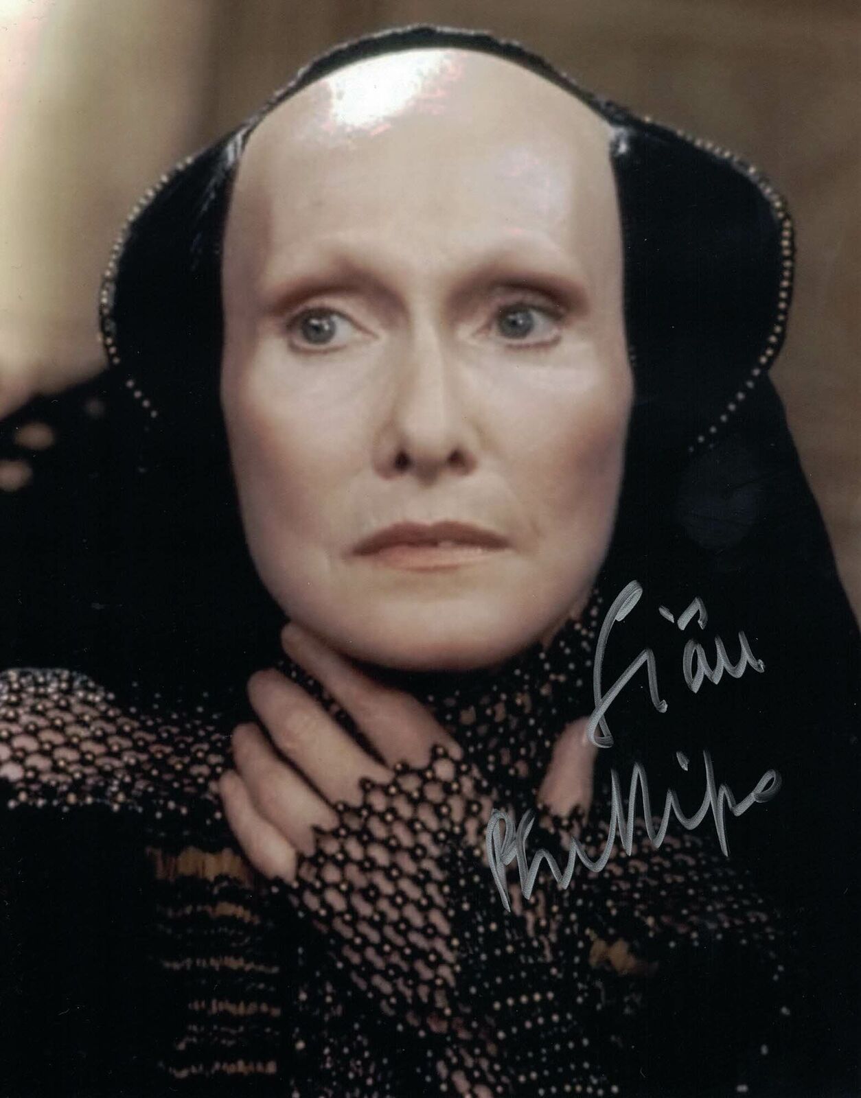 SIAN PHILIPS - Gaius Helen Mohiam in Dune hand signed 10 x 8 Photo Poster painting