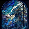 (Stamped/Counted) Dragon - 11CT Cross Stitch 40*40cm/15.75*15.75in