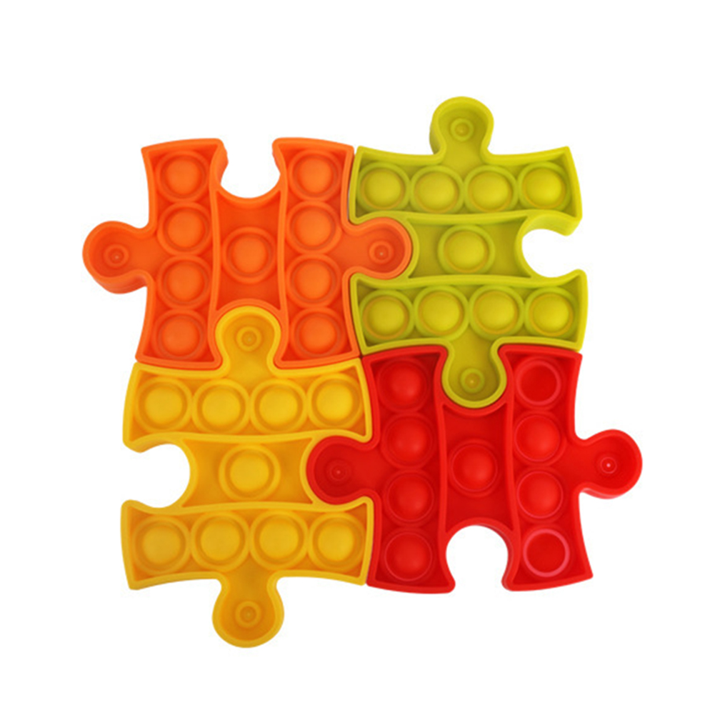 

4pcs Splicing Puzzle - Pop It Fidget Toy, 501 Original