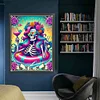 Halloween Skeleton-11CT Stamped Cross Stitch 50*65cm/19.69*25.59in(Big Size)