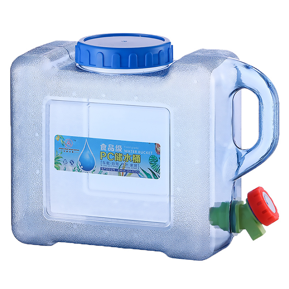 

5L Outdoor Water Bucket Portable Tank Container with Faucet for Camping, 501 Original