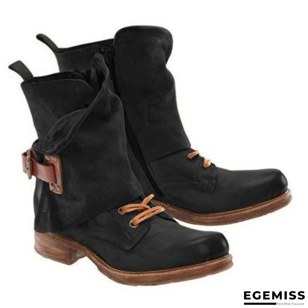 Casual Flat Heel Outdoor Boots | EGEMISS