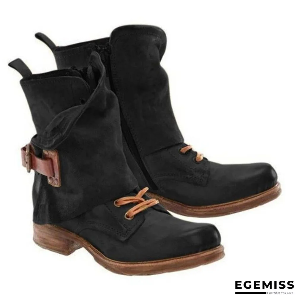 Casual Flat Heel Outdoor Boots | EGEMISS