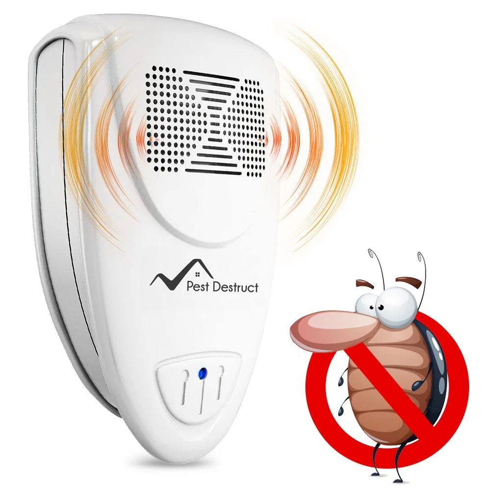 Ultrasonic Cockroach Repellent - PACK of 2 - Get Rid Of Roaches In 48 Hours