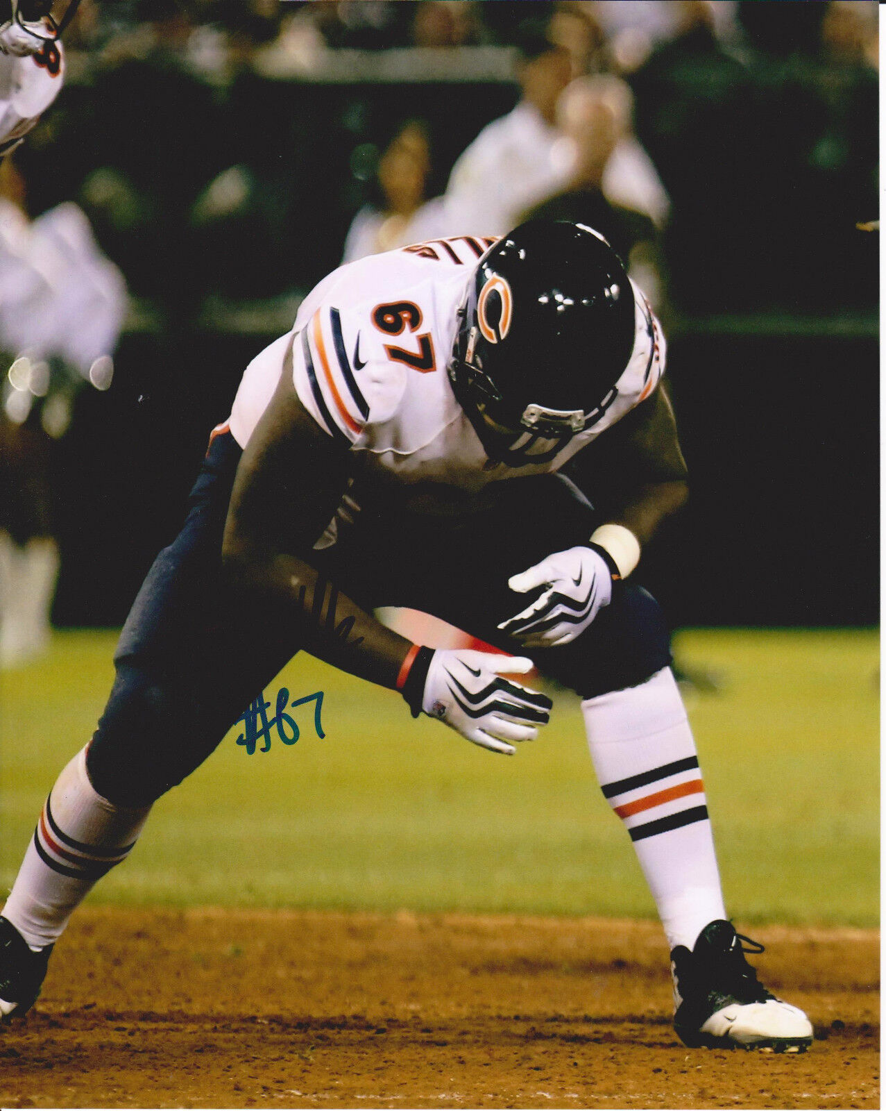 JORDAN MILLS signed CHICAGO BEARS 8X10 Photo Poster painting