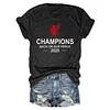 Liverpool Champions 2025 Tee