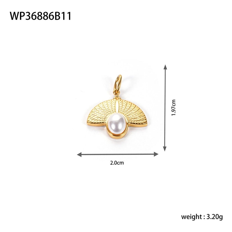 1 Piece 20*19.7mm 304 Stainless Steel Geometric Pendant Jewelry Accessories