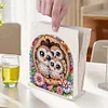 Acrylic Napkin Holder Diamond Painting Kit for Home Table Decoration (Owl)