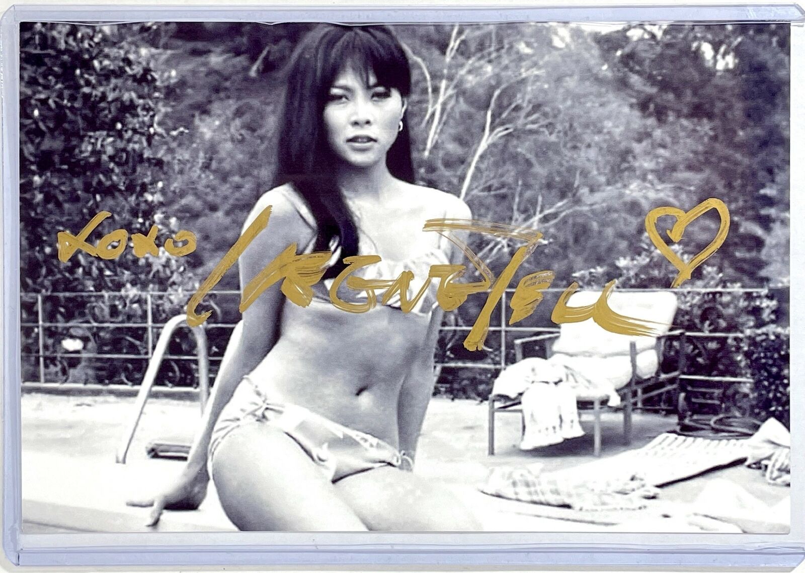 Irene Tsu Signed 4x6 Photo Poster painting Actress Hawaiian Style Star Trek Flower Drum Girl AU